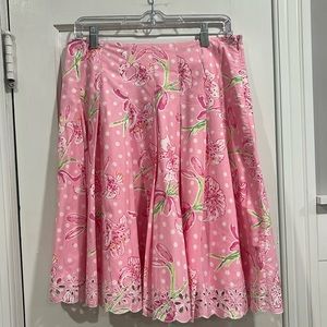 Lilly Pulitzer Stargazer Lily Skirt - EUC - size 6